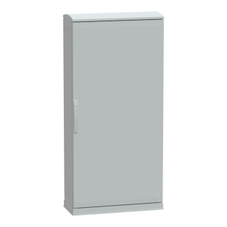 Floor standing polyester enclosure, PanelSeT PLA, open bottom, ventilated canopy, 1500x750x320mm, IP44, IK10 main
