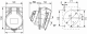 Розетка на панель, 3P+N+E, 6h, 415V, 16A, IP67, PKF16F735 Schneider Electric alt_view_2