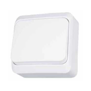 PRIMA - 1pole switch - 10AX, white main