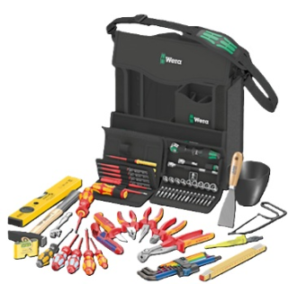 Wera 2go E 1 Tool set for electricians, 73 pieces, 05134025001 Wera main