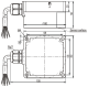 UTP-261-4 Nivelco ultraskaņas sensors; 0,4-6m distance; 4-20mA izeja; Plastmasas korpuss; IP68; 3m kabelis UTP2614 Nivelco alt_view_2
