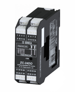 24-CH digital output CANopen / ModBUS, ZC-24DO Seneca main