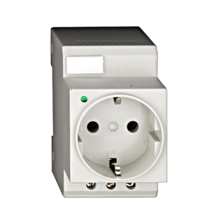 DIN rozete 16A, 250VAC, ar LED indikāciju, BZ325003 Schrack Technik main