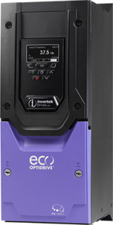 Frekvenču pārveidotājs Optidrive Eco 18.5 kW, 39 A, 380-480 V, 3PH IP55 Variable Frequency Drive with EMC Filter and TFT Display main