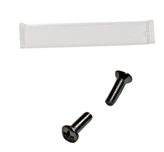 TOOLLESS LINE paper, window + screws for HSED0xUWyS, HSEDZBES-- Schrack Technik