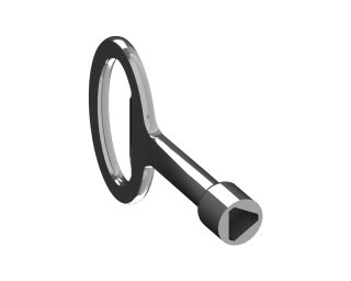 Key for 9 mm triangle insert