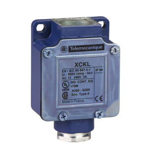 Limit switch body, ZCKL, 1NC+1 NO, slow break, Cable gland include, ZCKL5