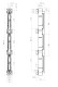 Busbar-support 3-pole, 185mm alt_view_6