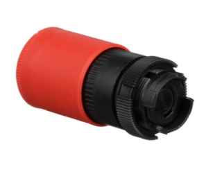 Head for emergency switching off push button, Harmony XAC, red mushroom 30mm, latching turn to release