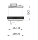 LD MINI TWS F/L lampa tornim, zaļa, V240, AC4, 31524 Sirena alt_view_2