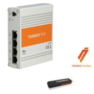 Starterkit 610 (Europe) 1 pcs Lock Lock 610+ 1 pcs Tosibox Key + 1 pcs SoftKey (European version) TBKIT610EU Tosibox main