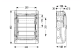 Распределительная коробка 2 ряда, прозрачные двери, IP65, 13983 Schneider Electric alt_view_2