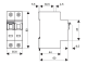 Circuit breaker (MCB) B, 6A, 1+N, 10kA, Schrack Teknik, BM018606-- alt_view_2