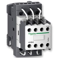 Capacitor contactor, Tesys Deca, 63kVAR at 400/415V 50Hz, 230V AC 50/60Hz coil, screw clamp terminals main