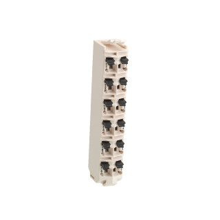 terminal block, Modicon TM5, 12 contacts, white, quantity 1 main
