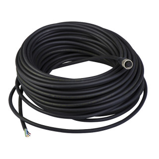 Pre wired connectors XZ, straight female, M12, 8 pins, cable PUR 25 m, XZCP29P11L25