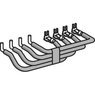Set of power connections, parallel bars, for 4P changeover contactors assembly, LC1D80004