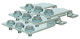 Railing kit for ganged disconnector, for 3x300mm², 4x185mm² main