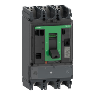 Circuit breaker, ComPacT NSX630H, 70kA/415VAC, 3 poles, MicroLogic 1.3M trip unit 500A
