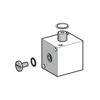 Датчик давленияs XM, hydraulic block for base mounting onto fluid manifold, for Выключатель давления XML, XMLZL005
