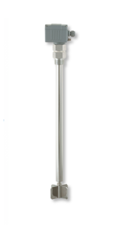 DF28A1C1G2AM2LE800KD Mollet rotējošais līmeņa slēdzis 230VDC, G 1 1/4'', M2 lāpstiņa, proces savienojums L-80 cm ar gultņiem galā, papildus izturībai main