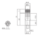 CS-B1-01-G-03 Sensor accessory Cable/connector Straight female L=3m PVC (Grey) n/a n/a n/a n/a 10-30 VDC M8 3-poles alt_view_2