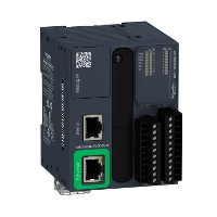 logic controller, Modicon M221, 16 IO, 8 DI, 8 DO, relay, Ethernet main