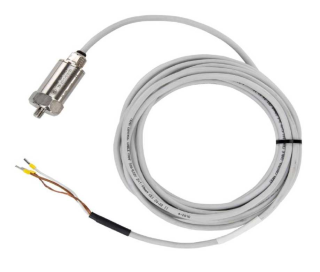 Vibration Transmitter with Integrated cable; Measuring Field [RMS] 0÷50 mm/s; Special ETFE cable; Machine connection thread M8x1,25; TR-27/2/0/1/10/8 main