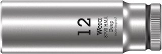 8790 HMA Deep 1/4" socket, 12 x 50 mm, 05004509001 Wera main