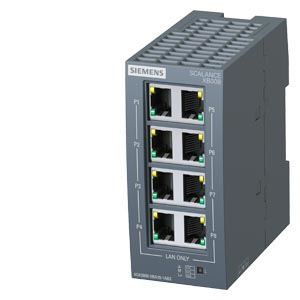 SCALANCE XB008 Unmanaged Industrial Ethernet switch 6GK5008-0BA10-1AB2,8x 10/100 Mbit/s twisted pair ports with RJ45 sockets; 6GK5008-0BA10-1AB2 Siemens main