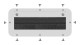 WSA Cable entry gland plate for type B, with foam rubber, WSAMFR0B-- Schrack Technik main
