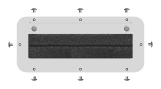 WSA Cable entry gland plate for type B, with foam rubber, WSAMFR0B-- Schrack Technik