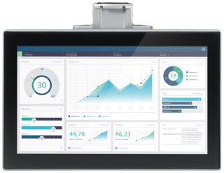 SIMATIC HMI MTP1500 Unified Comfort PRO Neutral Front Suitable for support ar..., 6AV2128-3QB57-0AX0, Siemens main