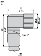 M23 ANGLE CONNECTOR 19 PINS alt_view_2