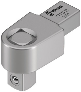 7773 B Square drive insert, 9x12 mm, 9x12 x 3/8" x 44 mm, 05078205001 Wera main