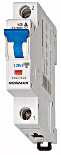 Automātslēdzis (MCB) DC-C20/1, 10kA, Schrack Teknik, BM015120-- main
