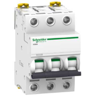 Aвтоматический выключатель MCB 3P C40A iC60N Acti9, A9F74340 Schneider Electric