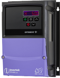 Variable frequency drive, Optidrive E3, 0.75 KW, 1 PH in, 3 PH out, 4.3A, 200-240V, Internal EMC Filter, IP66, Invertek Drives, ODE-3-120043-1F1A main
