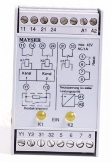 Safety relay SG-EFS 1x4 ZK2/1 8k2 24v dc/ac main