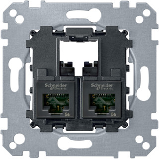 MTN4576-0002 | 2XRJ45 CAT6 UTP Merten serts