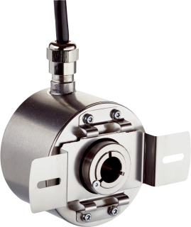 DBS60I-BGFM01024 INCREMENTAL ENCODER Stainless steel V2A, 4,5...30V TTL / HTL, 1024imp, 6-channel, Blind hollow shaft 14mm, Cable, 8-wire, radial, 5 m main