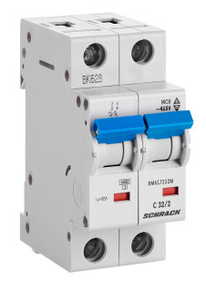 Automātslēdzis (MCB) C, 32A, 2-pole, 6kA, 40° C, Schrack Teknik, BM617232ME main