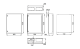 Metal distribution enclosure, 1000 x 800 x 260 (H x W x D), IP65, WSA1008260 Schrack Technik alt_view_2