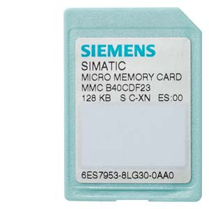 SIMATIC S7 Micro Memory Card 128 KB For S7-300/C7/ET 200, 6ES7953-8LG31-0AA0, Siemens main