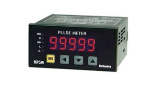 MP5W-4A taho-impulsu-ātruma regulators, 5-cip LED, 5releju izejas MP5W4A Autonics main