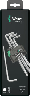 950/9 Hex-Plus 1 SB Набор Г-образных ключей, метрических, хромированных, 9 предметов, 05073391001 Wera main