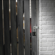 7640EURDBLKLH | Aluminium padlock - 4 dials - black paint finish alt_view_3