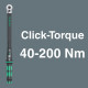 Click-Torque C 3 set 2 for cement screwdriving, 40-200 Nm, 11 pieces, 05075681001 Wera alt_view_4