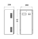 Reactive Power Compensation Cabinet 35kVAr, 440 V, 615x280x235 mm, Std. duty,  RAM275035440 Trendfin alt_view_3
