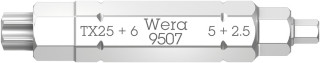 9507 SB 4-in-1 Bit 2, 2.5; 5; 6 x TX 25 x 37 mm, 05073202001 Wera main